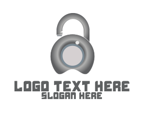 Metal Lock Security  Logo