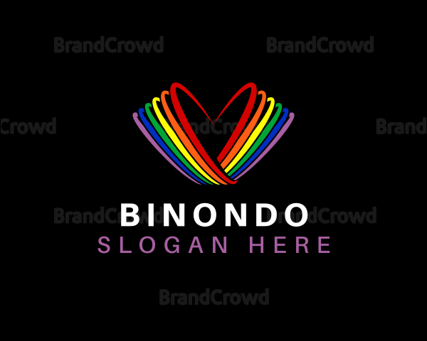 Rainbow Heart Community Logo