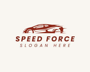 Car Race Vehicle logo design