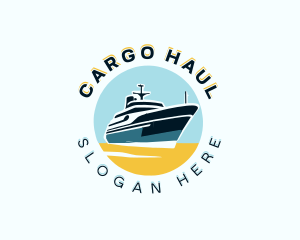 Marine Cruise Ship logo design