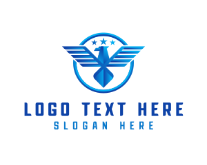 Veteran - Patriotic Veteran Eagle logo design