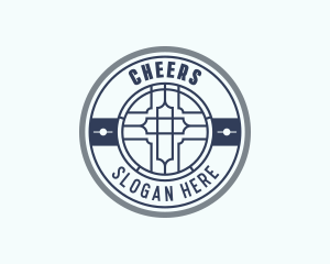 Preacher - Christian Cross Church logo design