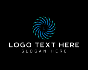 Professional - Motion Swirl Tech logo design