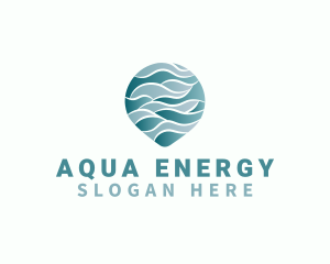 Wave Aqua Water logo design