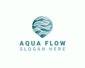 Hydration - Wave Aqua Water logo design