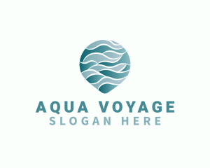 Wave Aqua Water logo design