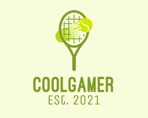 Professional Tennis Tournament - Tennis Ball Racket logo design