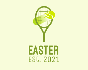 Professional Tennis Player - Tennis Ball Racket logo design