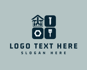 Tradesman - Home Renovation Tools logo design