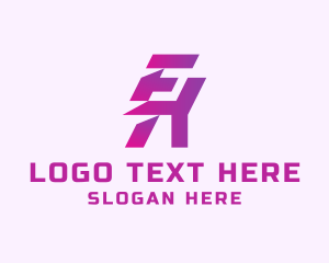 Italic - Digital Tech Business logo design