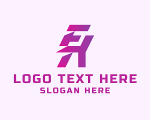 Letter Ea - Digital Tech Business logo design