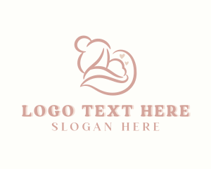 Postnatal - Mother Baby Parenting logo design