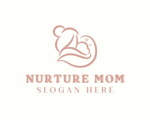 Postnatal - Mother Baby Parenting logo design