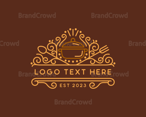 Luxury Gourmet Restaurant Logo