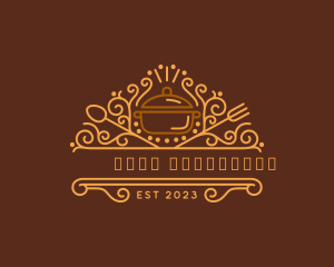 Chef - Luxury Gourmet Restaurant logo design