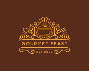 Luxury Gourmet Restaurant logo design