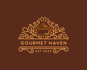 Luxury Gourmet Restaurant logo design