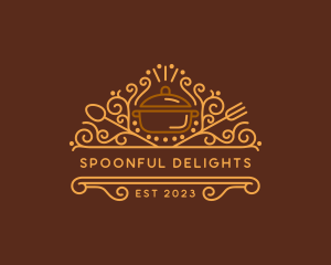 Luxury Gourmet Restaurant logo design