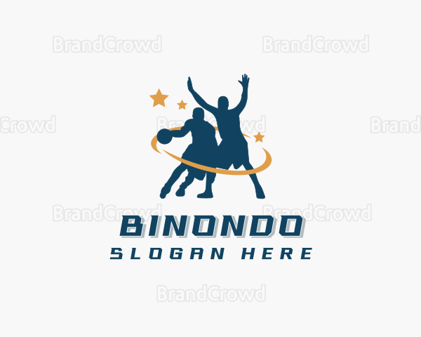 Basketball Player Athlete Logo