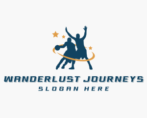 Basketball Player Athlete Logo