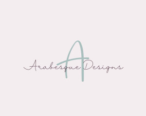 Feminine Script Signature Boutique logo design