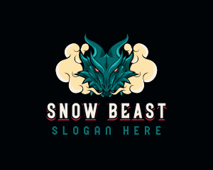 Beast Dragon Smoke logo design