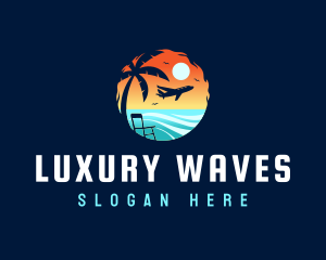 Vacation Beach Resort logo design