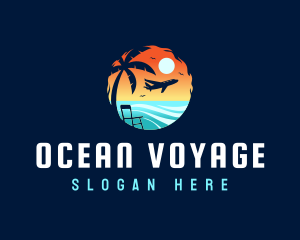 Vacation Beach Resort logo design