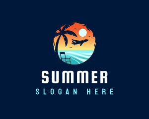 Vacation Beach Resort logo design