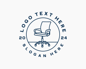 Office Supply - Office Chair Furniture logo design