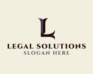 Paralegal Law Firm Attorney logo design