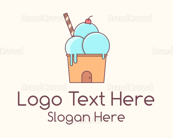 Ice Cream House Logo