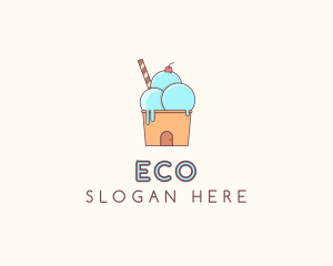 Ice Cream House Logo