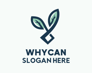 Botanical Garden Leaf  Logo