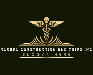 Caduceus Medical Laboratory logo design