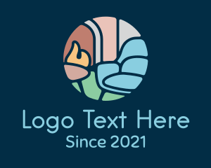Mosaic - Interior Furniture Armchair logo design