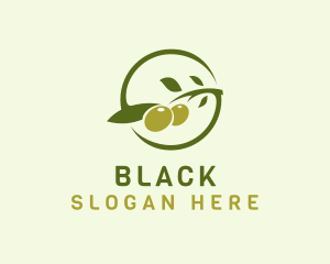 Vegan - Green Olive Letter S logo design