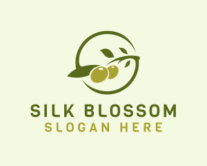 Green Olive Letter S  logo design