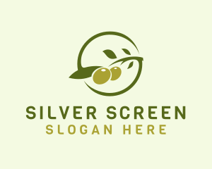 Fruit - Green Olive Letter S logo design