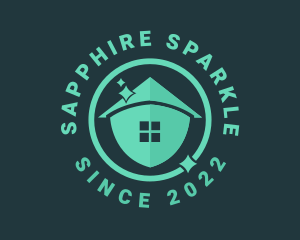 Clean Sparkle Home logo design