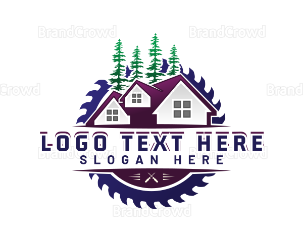 House Renovation Saw Logo