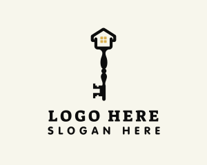 Vintage House Key Logo