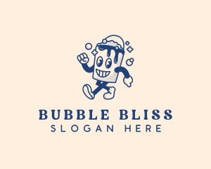 Bubble - Cleaning Bucket Bubbles logo design