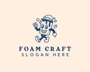 Foam - Cleaning Bucket Bubbles logo design