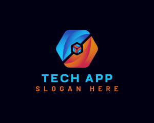 Application - Cube Tech Application logo design