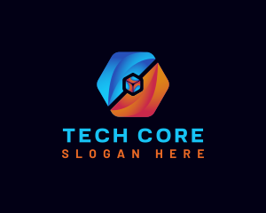 Cube Tech Application logo design