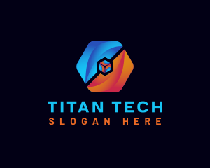 Cube Tech Application logo design