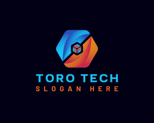 Cube Tech Application logo design