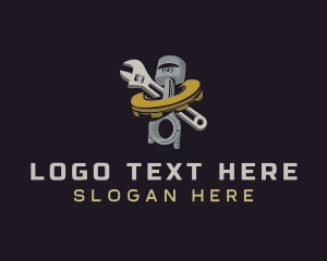 Handyman - Mechanical Piston Repair logo design