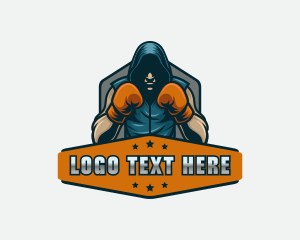 Gym - Boxing Fighter Athlete logo design